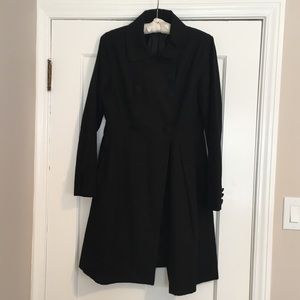 Black Jacquard Coat